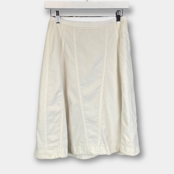 NEW American Eagle Outfitters Corduroy White Ivory Size 0 - Picture 1 of 7